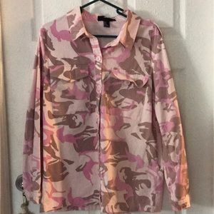 Forever 21 pink camo jacket